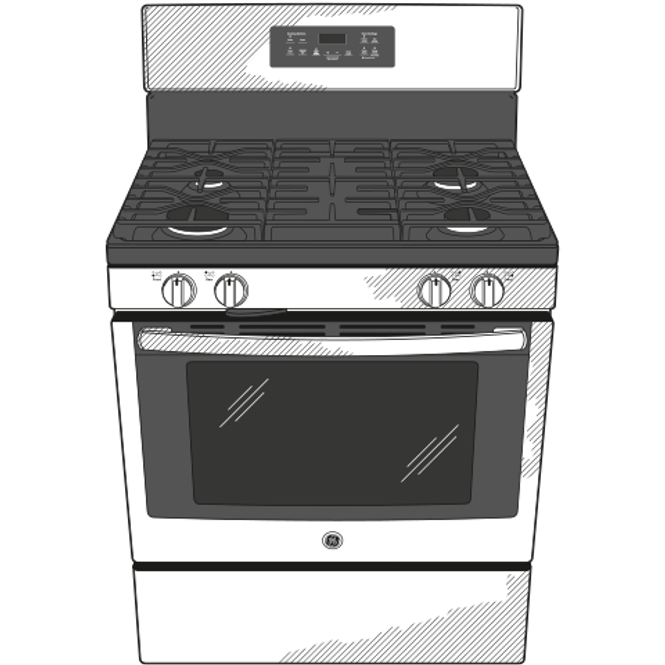 GE® 30" FreeStanding Gas Range Orlando A4L