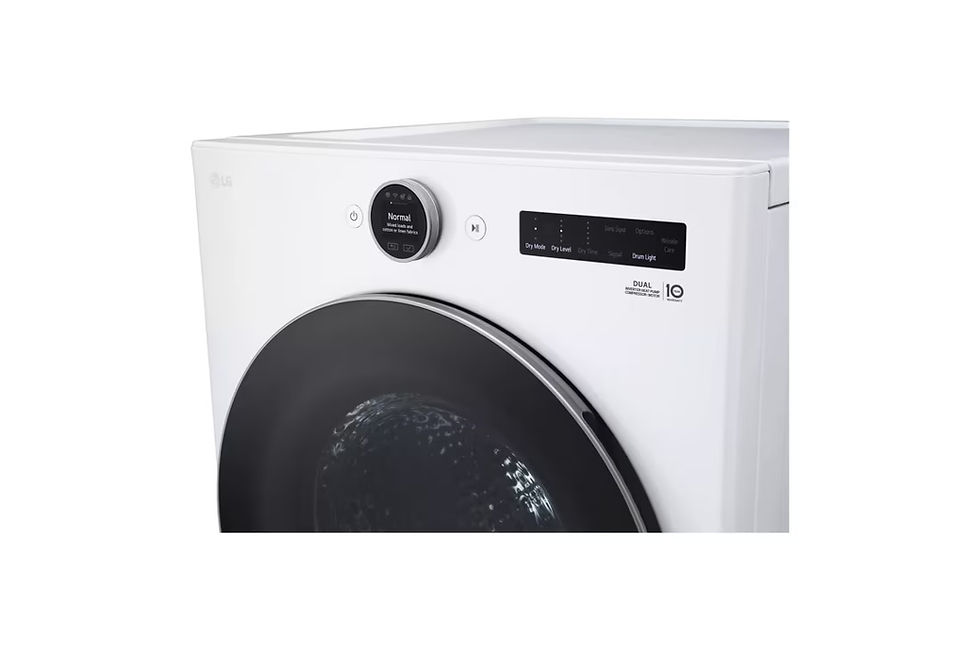 Thumbnail: LG 7.8 cu. ft. Mega Capacity Smart Front Load Dryer with Dual Inverter HeatPump