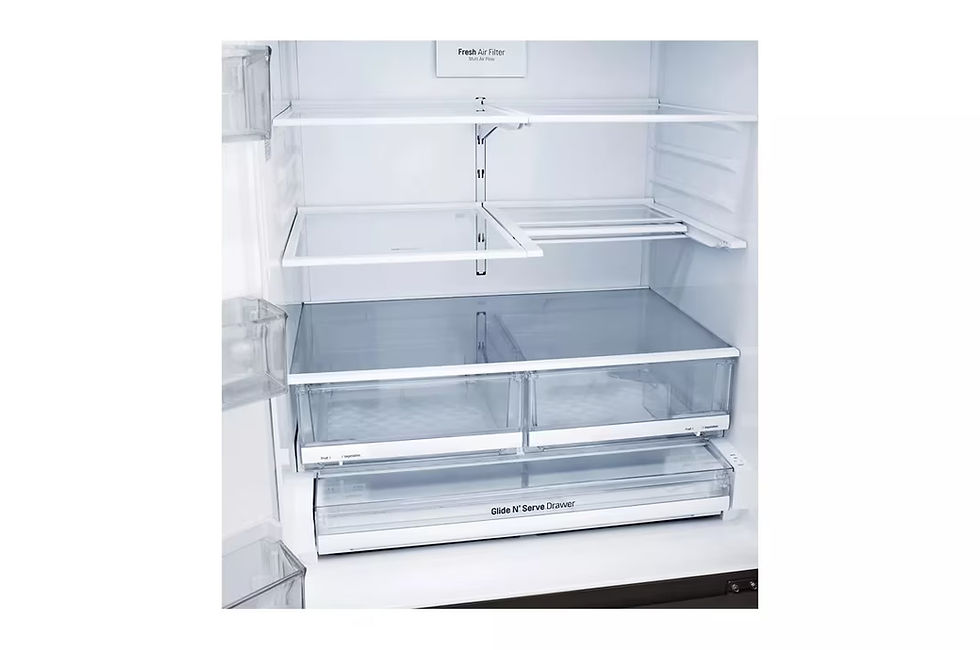 Thumbnail: 28 cu.ft. Smart wi-fi Enabled French Door Refrigerator with PrintProof™ Finish