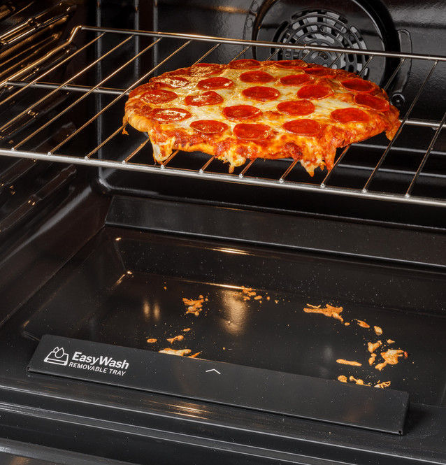 Miniatura: GE® ENERGY STAR® 30" Slide-In Electric Convection Range with No Preheat Air Fry
