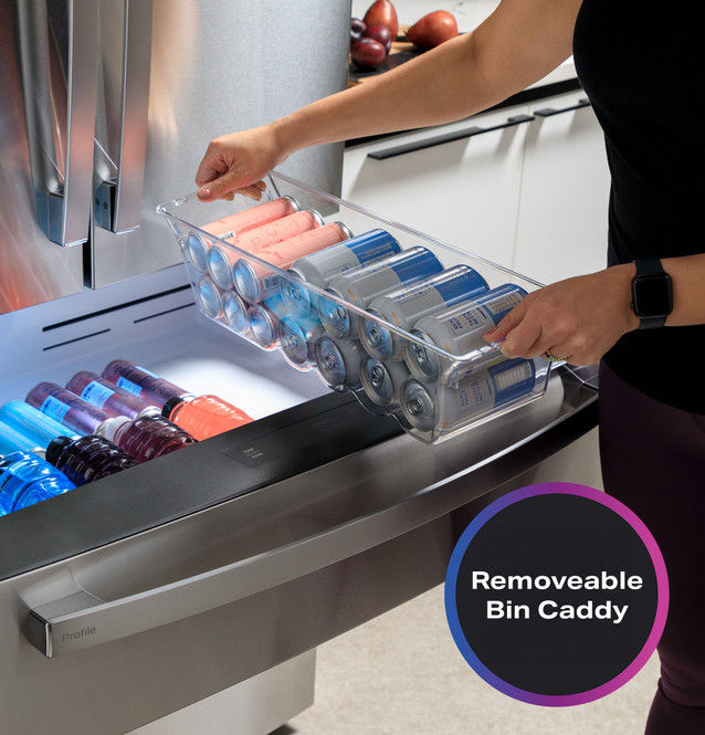 Miniatura: GE ENERGY STAR 22.1 Cu. Ft. Counter-Depth Fingerprint Resistant French-Door Refr