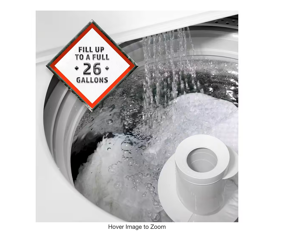 Thumbnail: 4.0 cu.ft. Top Load Washer in White with Cold Plus and Water Level Control