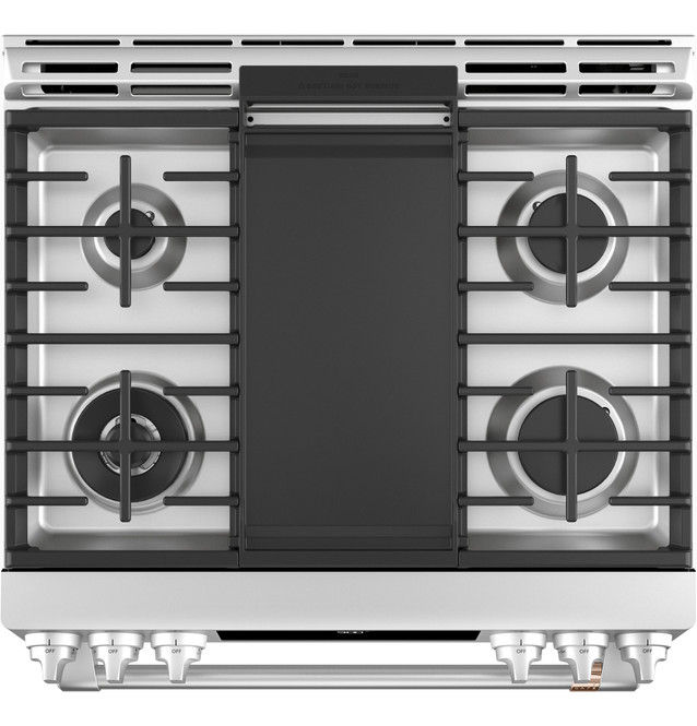 Miniatura: Cafe Dual Fuel Slide-In Range, C2S900P2MS1
