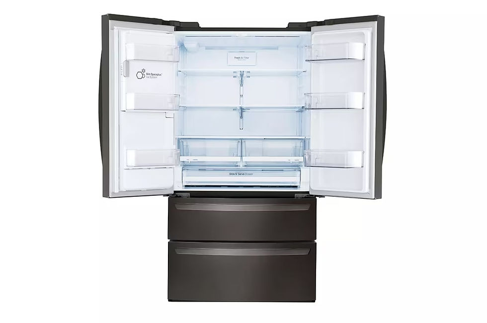 Thumbnail: 28 cu.ft. Smart wi-fi Enabled French Door Refrigerator with PrintProof™ Finish