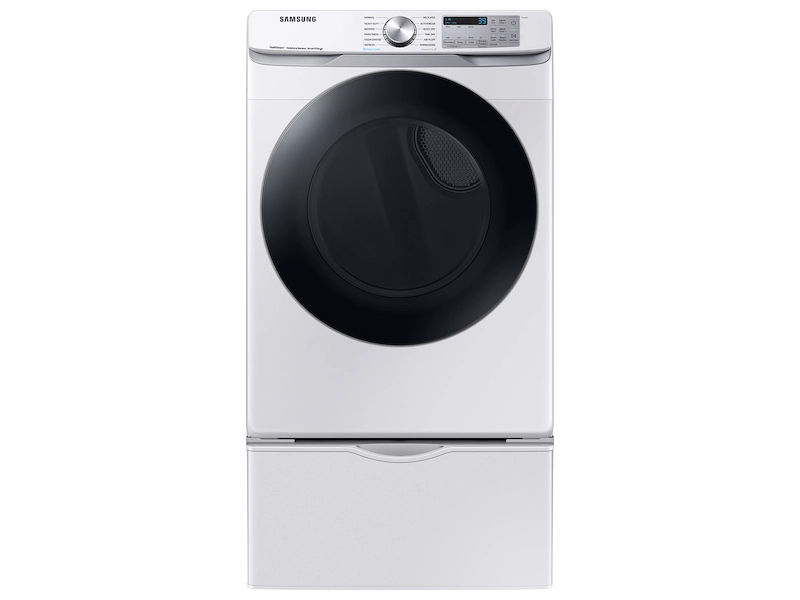 Thumbnail: 7.5 cu. ft. Smart Stackable Vented Electric Dryer with Steam Sanitize+ in White