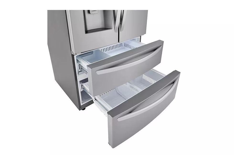 Miniatura: LG 22 cu ft. Smart Counter Depth Double Freezer Refrigerator