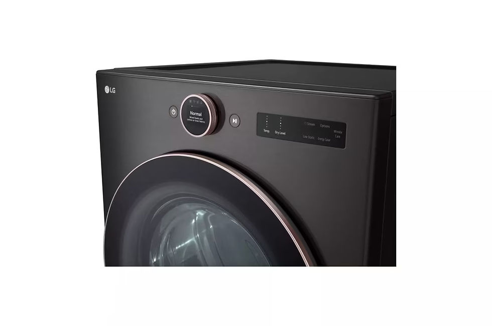 Thumbnail: LG 7.4 cu. ft. Smart Front Load Electric Dryer with AI Sensor Dry & TurboSteam™