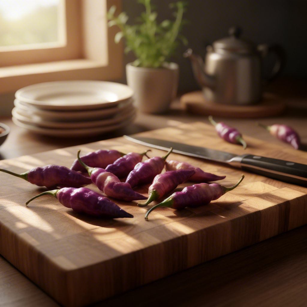 Hot Pepper Tiger – aromatische Chilischoten frisch geerntet