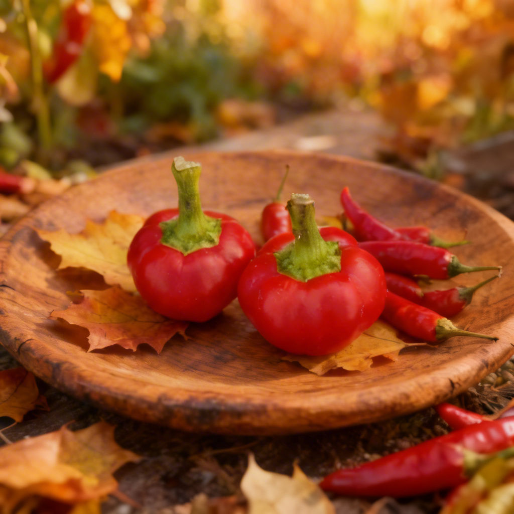 Hot Cherry Bomb Chili Koral – aromatische rote Früchte für Garten oder Balkon