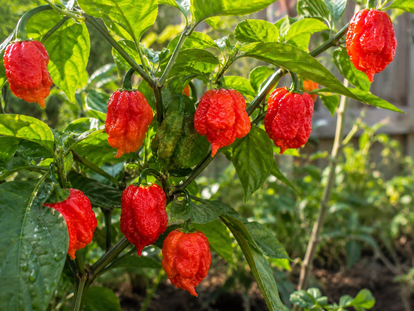 Hochwertige Samen der Habanero Chili Rot für leuchtend rote, sehr scharfe Früchte mit intensiv-fruchtigem Aroma – ideal für G