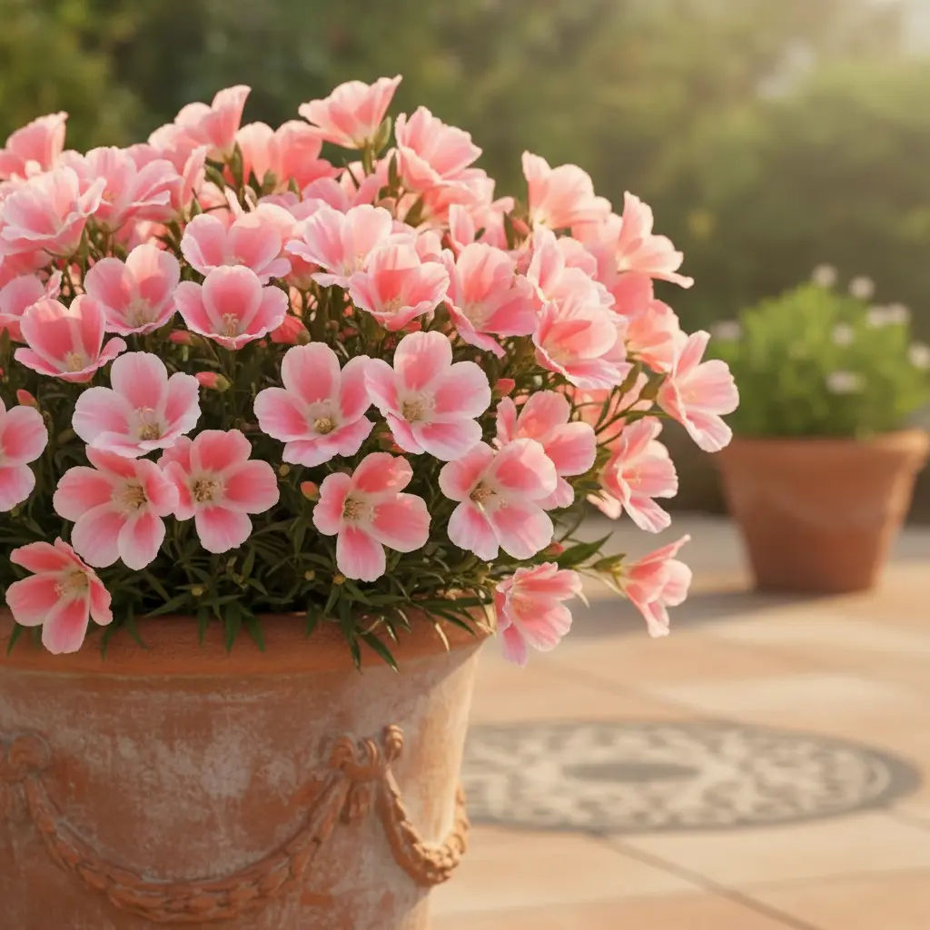 Garland Clarkia Samen – farbenfrohe Sommerblume für Beete, Rabatten und Balkonkästen
