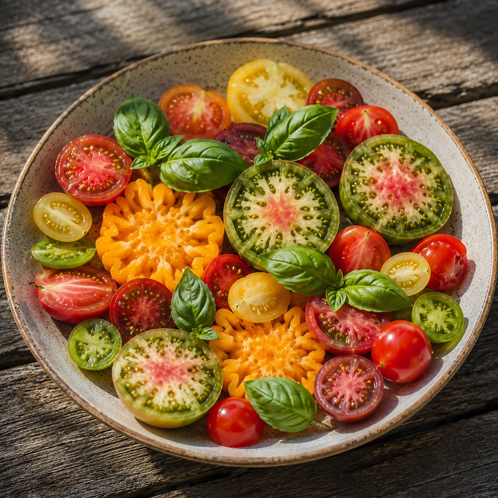 Hochwertige Tomatensamen Mix Beefsteak mit verschiedenen großen Fleischtomaten in unterschiedlichen Farben und aromatischem G