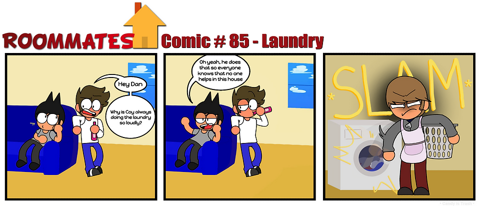 Roommates Comic # 85 - Laundry v4.png