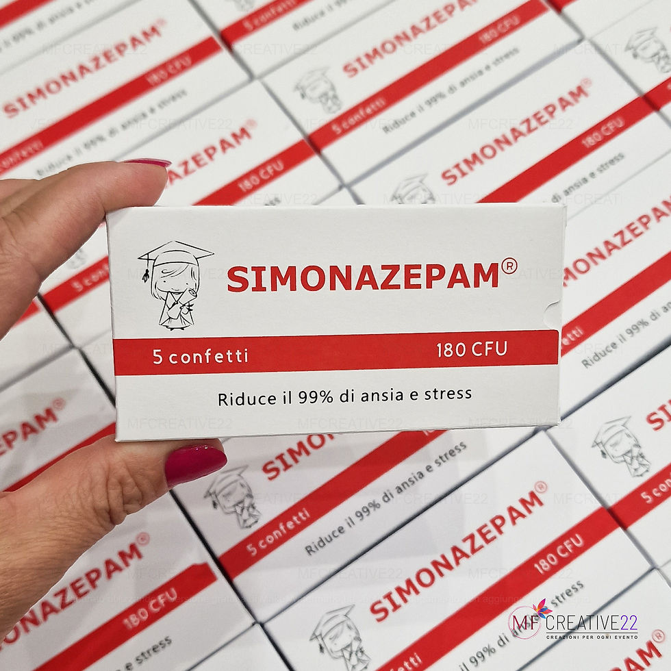 Scatolina portaconfetti personalizzata - Bomboniera laurea