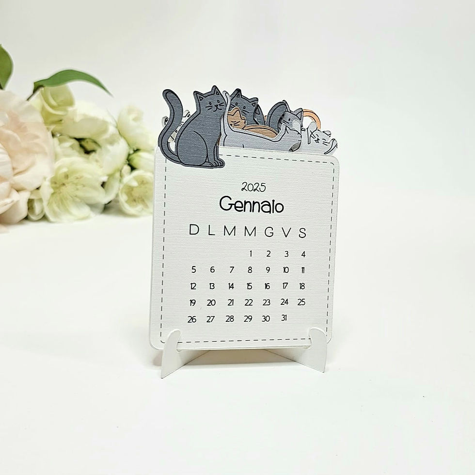 Miniatura: Calendario da tavolo 2025 Gatti