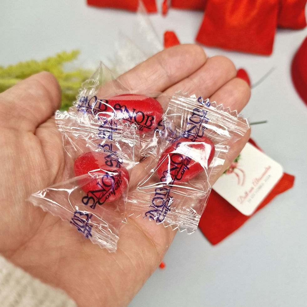 Miniatura: Bomboniera laurea - sacchetto con confetti e  ciondolo