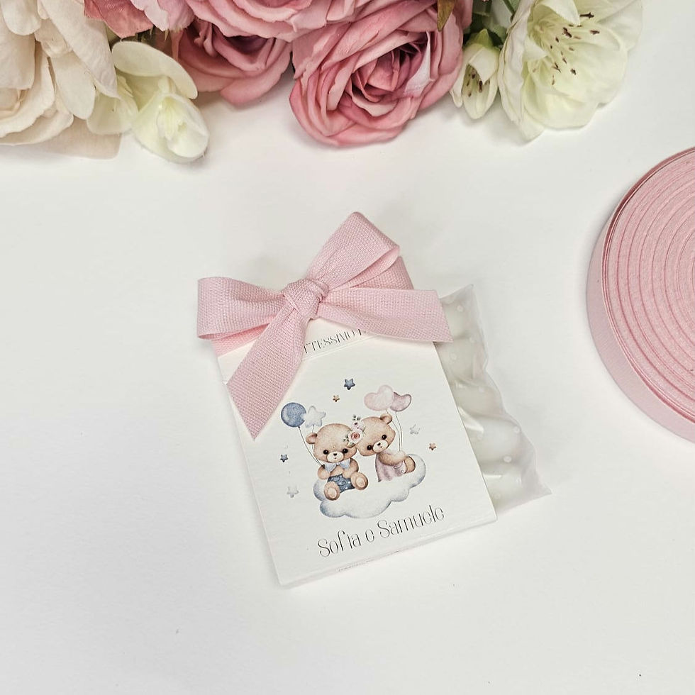 Miniatura: Portaconfetti personalizzato nascita, battesimo scatolina/astuccio per