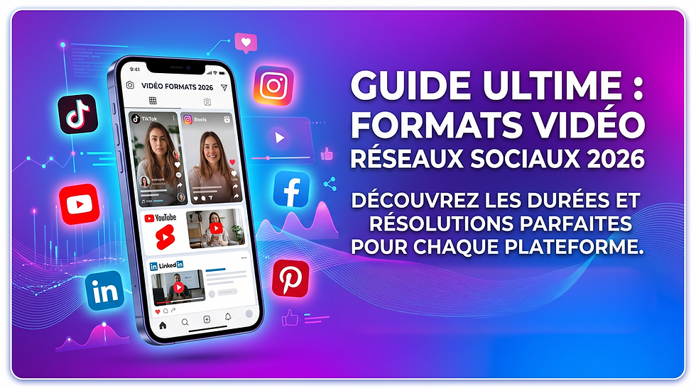 🎥 Quel format vidéo choisir en 2026 ? (TikTok, Reels, LinkedIn)