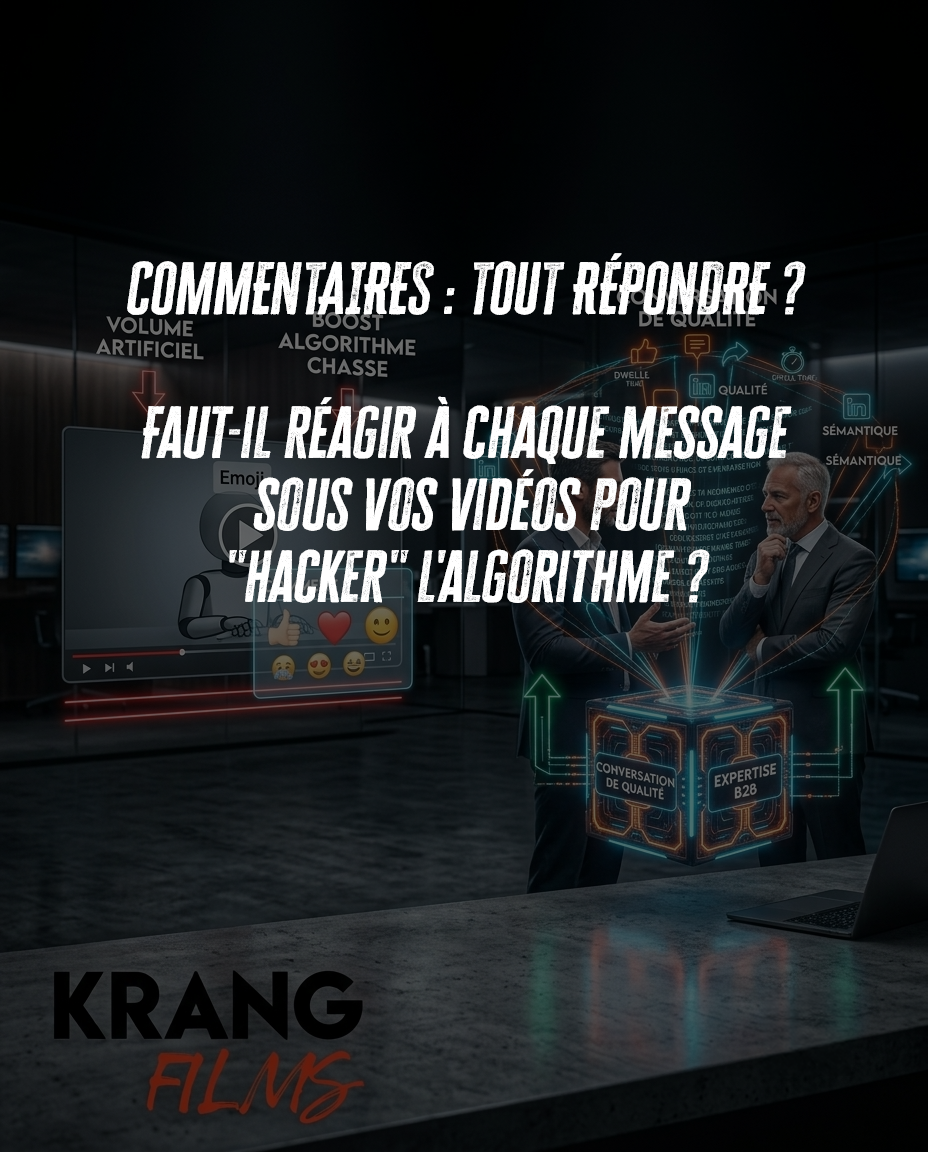 Faut-il répondre à tous les commentaires sous vos vidéos pour booster l'algorithme ?