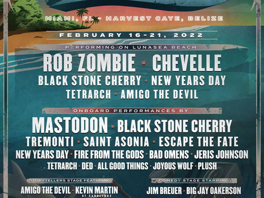 ROB ZOMBIE And MASTODON to Headline 2022 Voragos Private Island Festival And Cruise