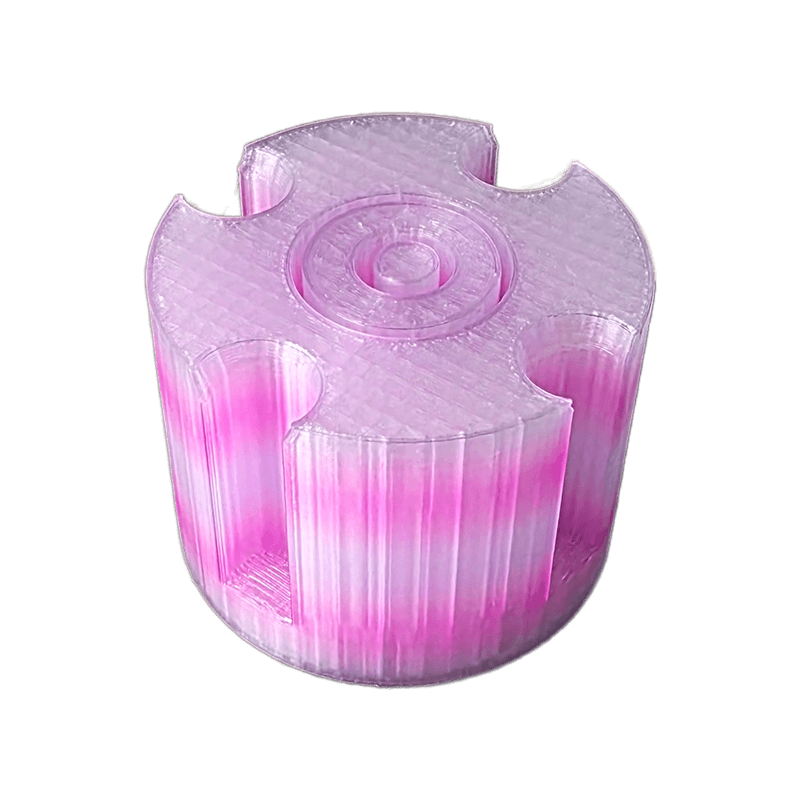 Translucent pink refillpen holder component