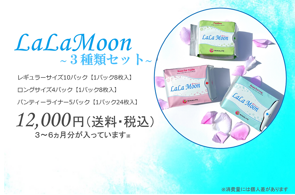 新品未使用 ララムーン スタンダードセット ララムーン 3種類セット （19パック） : 介護用品エバースマイル