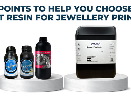 key points to help you choose the right resin for Jewellery printing
