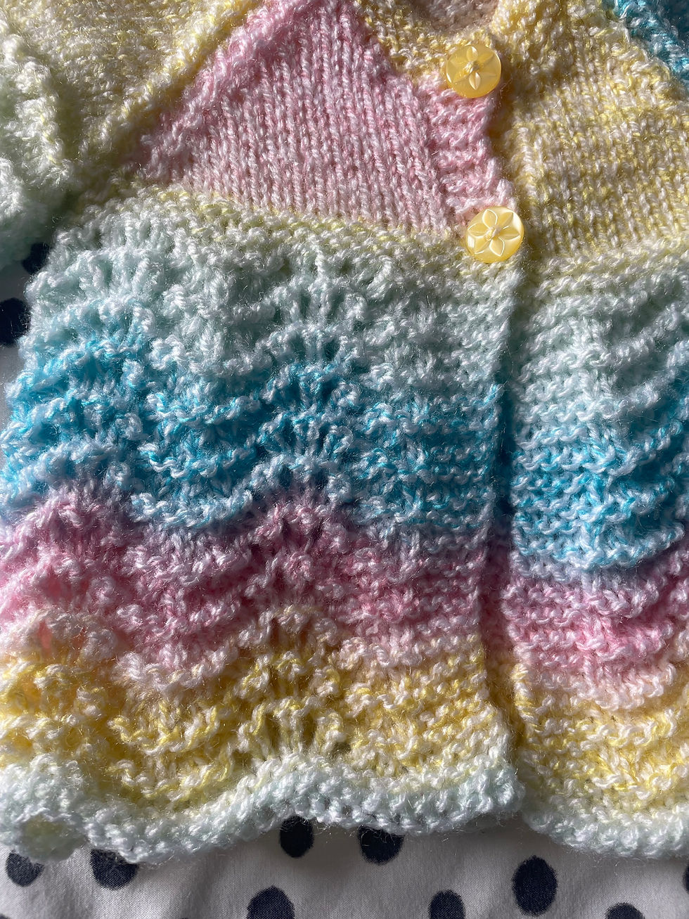 Thumbnail: Newborn Knitted Cardigan