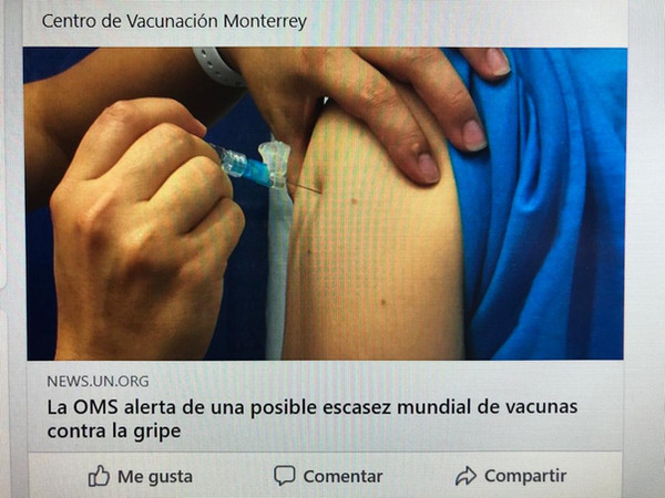 Campaña de Vacunación contra la Influenza temporada 2020-2021