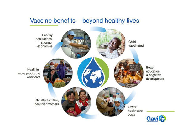 Los beneficios de las vacunas...