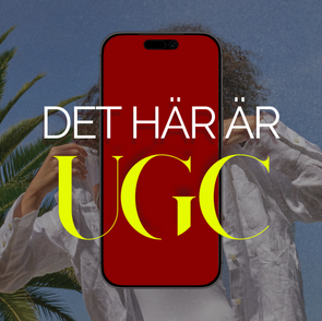 Det här är UGC.