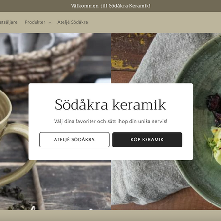 ATF på Södåkra keramiks E-handel