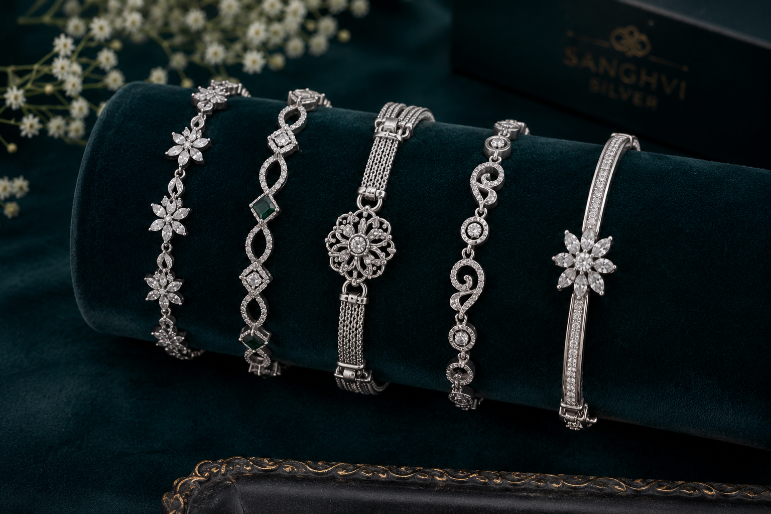 Bracelet 925 Studded