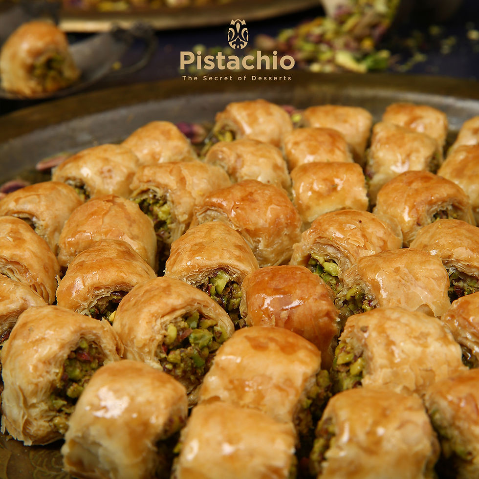 Thumbnail: Baklava Kol W shkor Pistachio Weight 250 gr