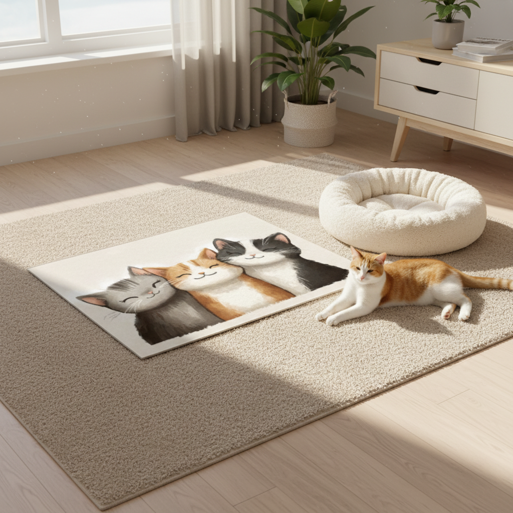 Pet Food & Water Bowl Placemat