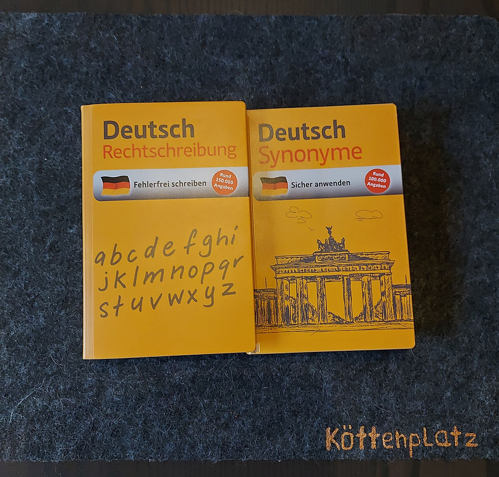 Synonyme für "auch" könnte ich gebrauchen