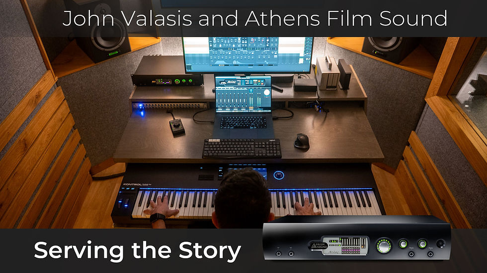 Athens Film Sound กับการทำงานด้วย Prism Sound Atlas
