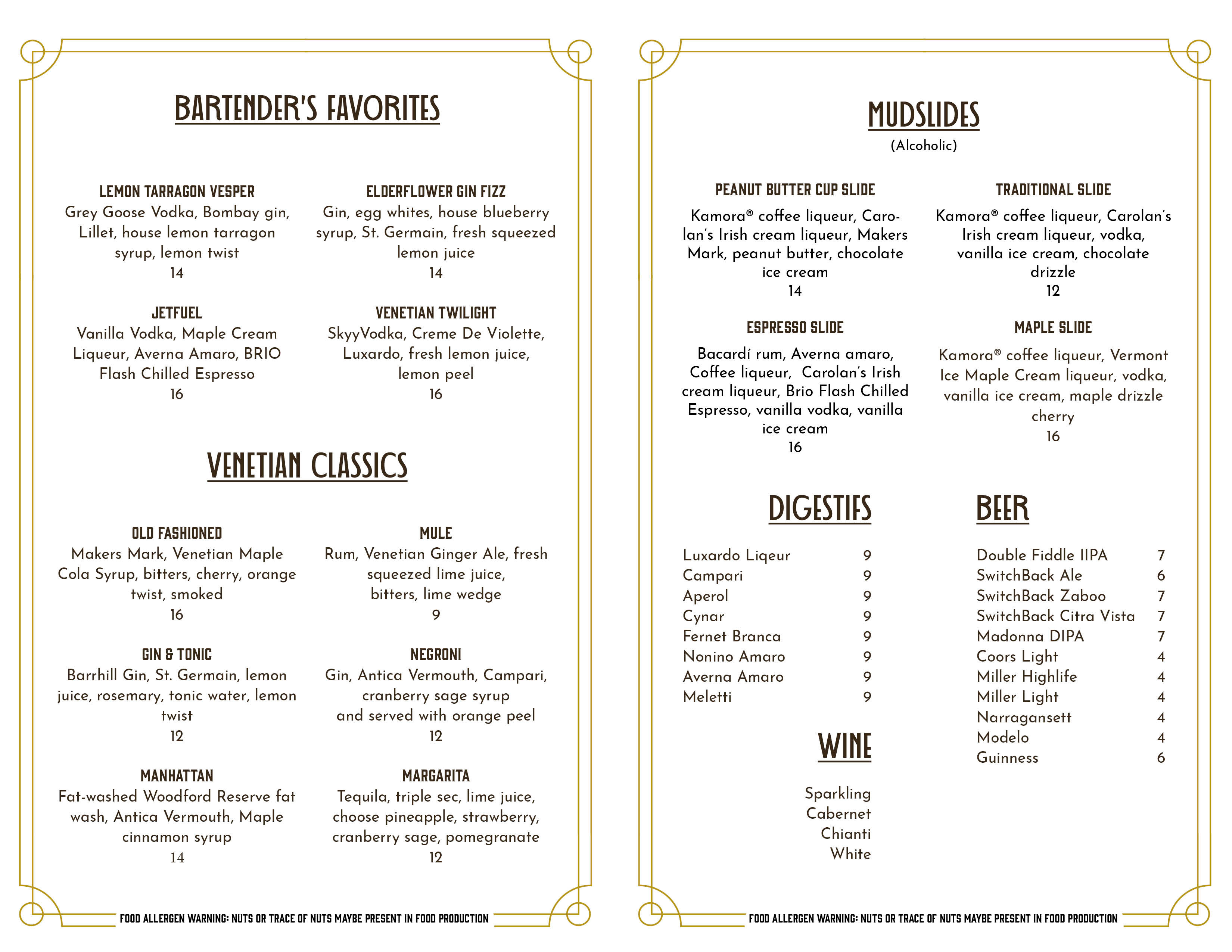NEW MENU