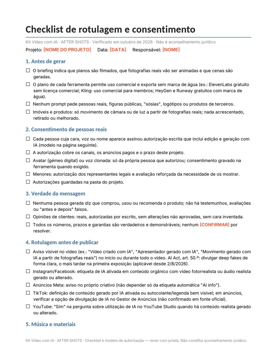 Pré-visualização 4 de Kit Vídeo com IA