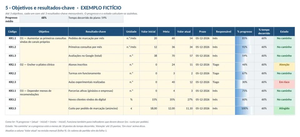 Pré-visualização 2 de Plano de Marketing 90 Dias com IA