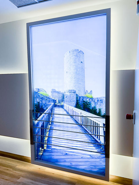 Hinterleuchtetes Bild