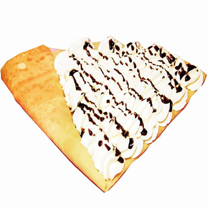 クリーム&ソースのクレープ