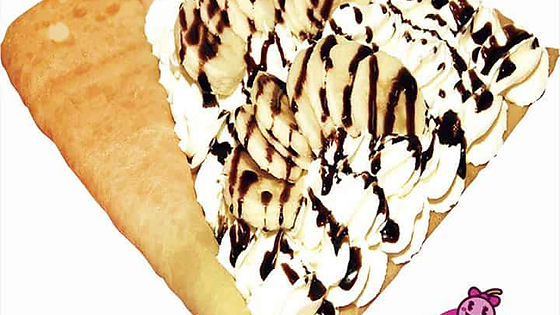 公式HP限定半額バナナチョコ生クリーム
