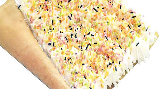 チョコスプレー生クリーム