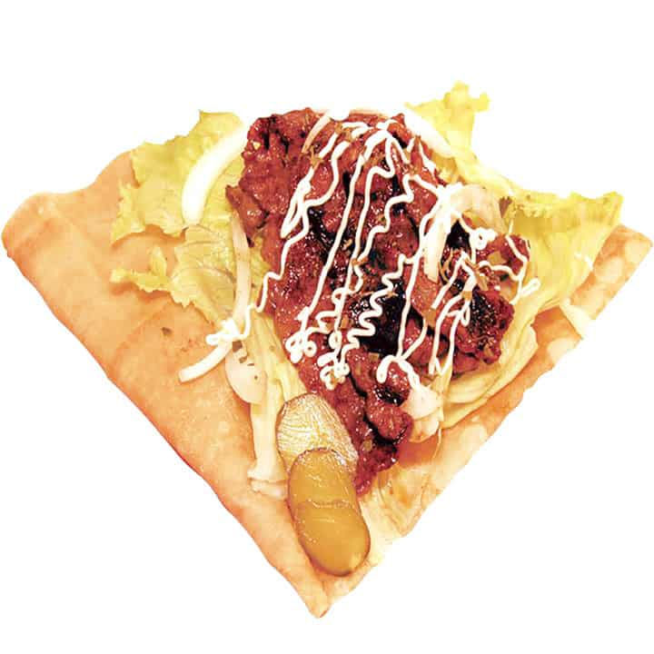 ・薄切りビーフソテー