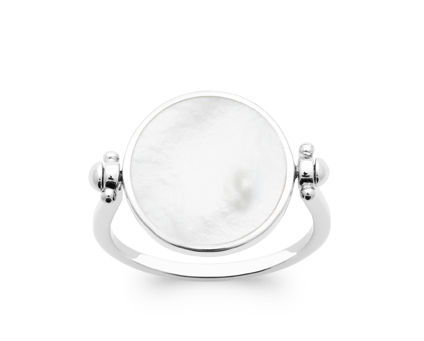 Miniature : Bague réversible Nacre