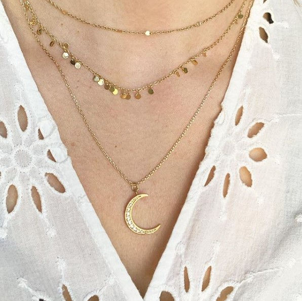 Miniature : Collier multi-pastilles