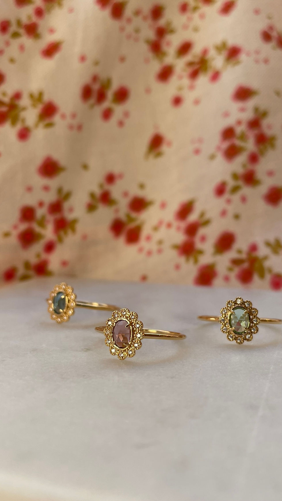 Miniature : Bague Dalia VERT