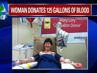 Lake County woman one of 'top blood donors' in nation