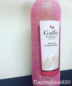 Rose Wine Bottle